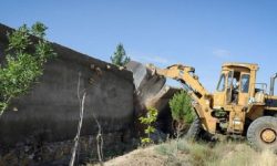 تخریب و آزادسازی اراضی کشاورزی در جرقویه