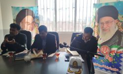 بررسی مشکلات روستاهای دهستان براآن جنوبی دردیدار دهیاران ،وشوراها با بخشدار بخش مرکزی